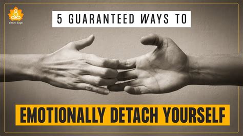 What Unhealthy Detachment Looks Like. . How to help someone with emotional detachment